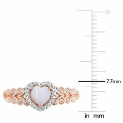 Best Sale 🔔 Mimi & Max 1/3 CT TGW Heart Shape Opal and Diamond Accent Halo Ring in 10K Rose Gold for 👩 women 👍 -Mimi & Max Shop 001ae88028af49e9b12fc2220abda57b 05c3e3a6 7475 4afb 9c48 bfb34a6b522b 1080x