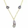 Budget ✨ Mimi & Max 13-15 MM Grey Cultured Freshwater Baroque Pearl Lariat Necklace in 18k Yellow Gold Plated Sterling Silver for 👩 women 😀 -Mimi & Max Shop 02180f26be0d48139fd70fe558dbad83 1080x