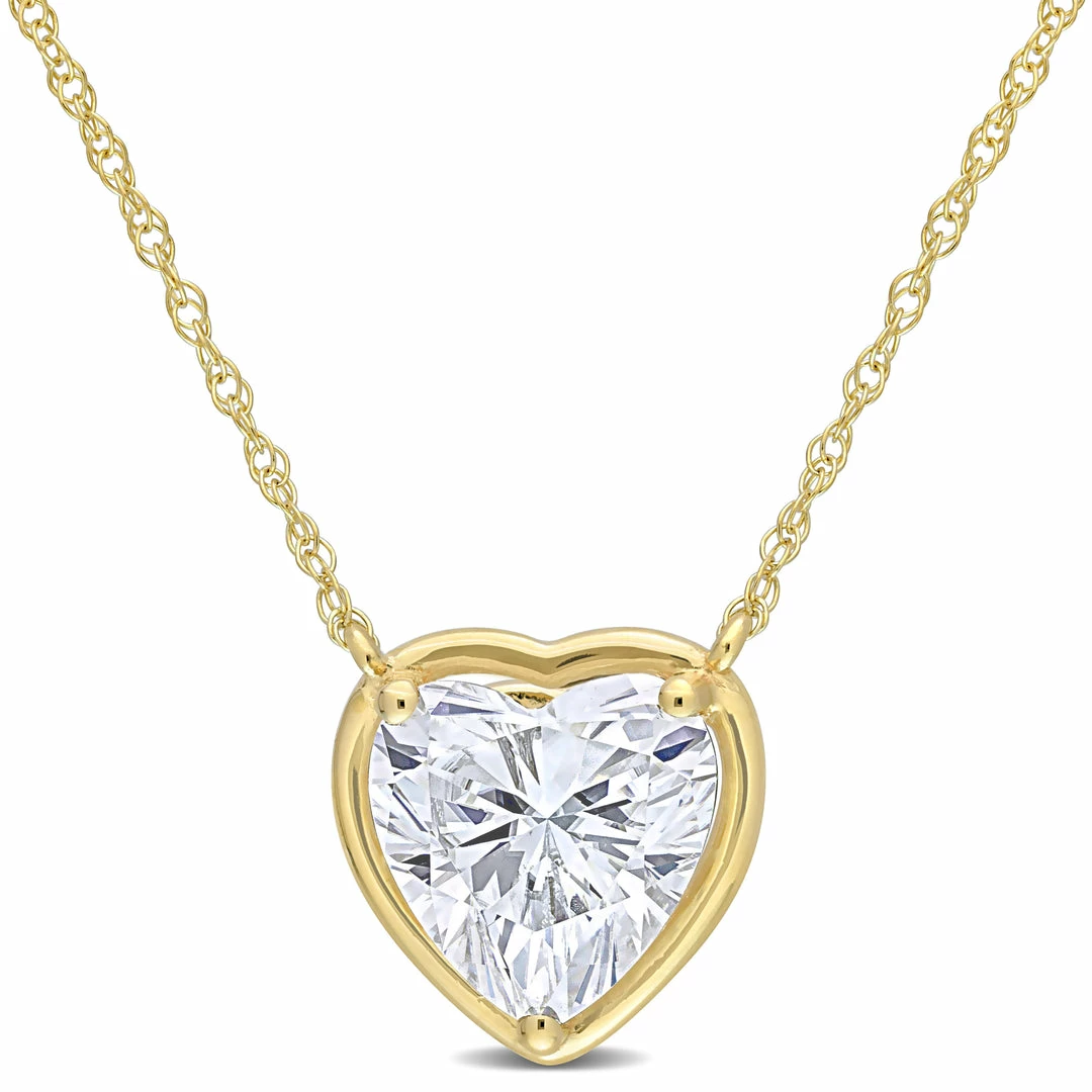 Best reviews of ๐ฏ Mimi & Max 2 CT DEW Created Moissanite Heart Pendant with Chain in 10k Yellow Gold for ๐ฉ women โ๏ธ 3 Best reviews of ๐ฏ Mimi & Max 2 CT DEW Created Moissanite Heart Pendant with Chain in 10k Yellow Gold for ๐ฉ women โ๏ธ