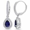 Coupon 🌟 Mimi & Max 2 7/8 CT TGW Created Blue and White Sapphire Teardrop Leverback Earrings in Sterling Silver for 👩 women ✔️ -Mimi & Max Shop 11c8b88b43bd49ccae2ff389827980b5 f4a1ed53 9da8 4c2e 9006 47f6badf4b75 1080x
