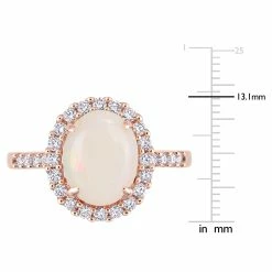 Budget 🌟 Mimi & Max 1 5/8 CT TGW Opal and 2/5 CT TW Diamond Halo Ring in 14K Rose Gold for 👩 women 🧨 -Mimi & Max Shop 14b9726c439d422e822d1b42c04ed3ac 7e58304c cfc1 4783 bf33 42c2357062fd 1080x