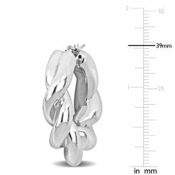 Brand new 🧨 Mimi & Max 39 MM Twisted Hoop Earrings in Sterling Silver for 👩 women 🔔 -Mimi & Max Shop 1a5a71bbf32442579dd9821ce48024ae 93815e9b 6f41 45ae a35b eb4563b2b07d 1080x