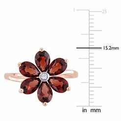 Cheapest 🔔 Mimi & Max 3 CT TGW Garnet and Diamond Accent Floral Ring in 10k Rose Gold for 👩 women 🎁 -Mimi & Max Shop 1ce663f489854c509b56468130e6a9de 4d9941ee 7a20 4c45 9854 c05e92ecdc71 1080x