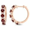 New 😀 Mimi & Max 3 1/8 CT TGW Garnet and White Topaz Hoop Earrings in Rose Plated Sterling Silver for 👩 women 😍 -Mimi & Max Shop 1fdca8a005554abf9c82d7fdefd7ba7a 36d62089 143e 4e9b 85d2 d96060314ab7 1080x
