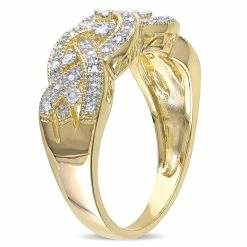 Discount 🥰 Mimi & Max 1/8 CT TW Diamond Braided Ring in Yellow Plated Sterling Silver for 👩 women 🧨 -Mimi & Max Shop 2239bde44c25472eb02867451f78e659 24c95c37 56b3 47b9 997c 195f272fcee9 1080x