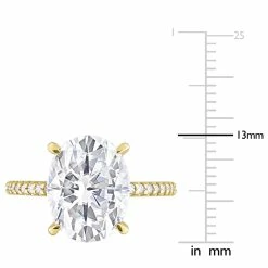 Best reviews of 💯 Mimi & Max 4 7/8 CT DEW Oval Created Moissanite Engagement Ring in 10K Yellow Gold for 👩 women ✨ -Mimi & Max Shop 23d837e2d2fd4c909894349315d6f93d 07bec48f 6a42 4d10 a585 ca26ed7d535a 1080x