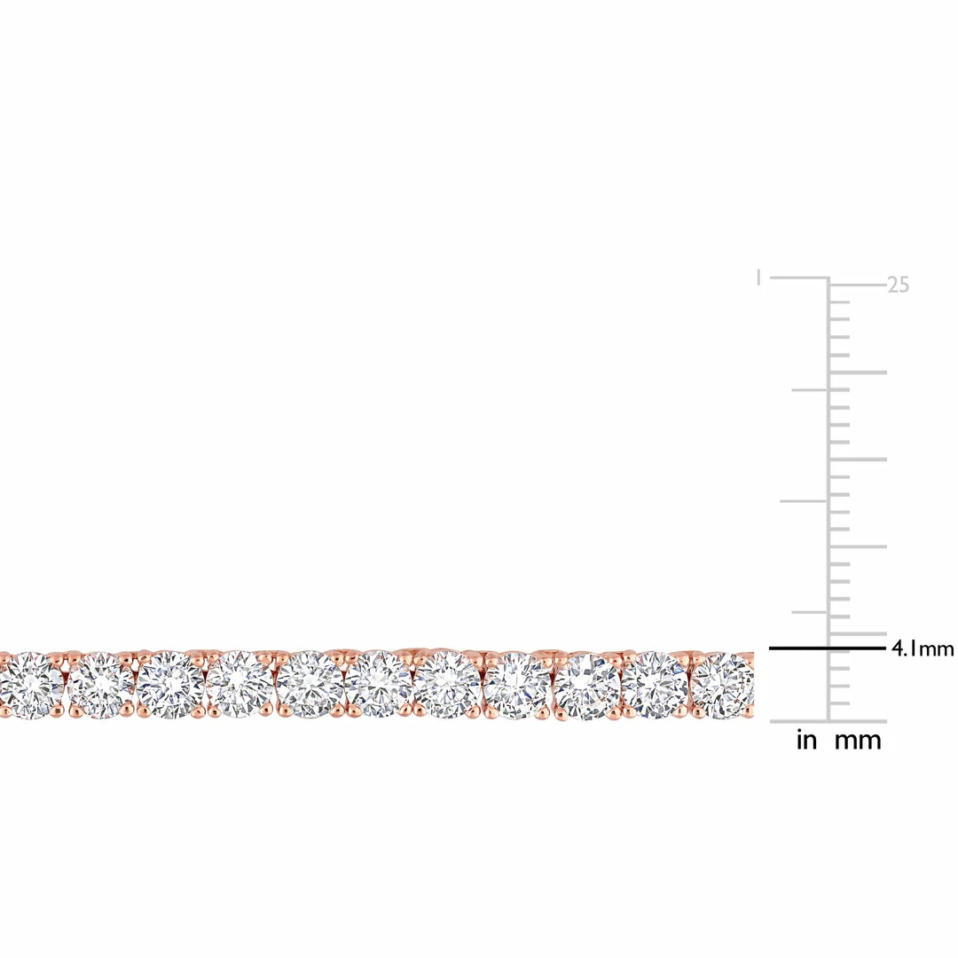 Cheap ๐ Mimi & Max 33 CT TGW Created White Sapphire Tennis Necklace in Rose Plated Sterling Silver for ๐ฉ women ๐ 5 Cheap ๐ Mimi & Max 33 CT TGW Created White Sapphire Tennis Necklace in Rose Plated Sterling Silver for ๐ฉ women ๐ - Image 3