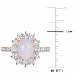 Flash Sale ๐ฅฐ Mimi & Max 2 1/6 CT TGW Oval Shape Blue Ethiopian Opal and White Topaz and 1/10 CT TW Diamond Halo Ring in Rose Plated Sterling Silver for ๐ฉ women ๐ 9 Flash Sale ๐ฅฐ Mimi & Max 2 1/6 CT TGW Oval Shape Blue Ethiopian Opal and White Topaz and 1/10 CT TW Diamond Halo Ring in Rose Plated Sterling Silver for ๐ฉ women ๐ -Mimi & Max Shop 257a7c082800429d9cd8e74203db4b99 3d83c2e4 d83f 443c be6e 59521f6eb3ec 1080x