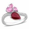 New 👍 Mimi & Max 2 1/5 CT TGW Pear Cut Ruby and Pink Sapphire and 1/10 CT TW Diamond Ring in 14K White Gold for 👩 women 🥰 -Mimi & Max Shop 27dff6e0d9ae48368412a2db0c76b4d3 fcca44f1 8f98 4265 9a7c 7045a86a4f60 1080x