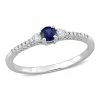 Best deal ✔️ Mimi & Max 1/3 CT TGW Created Blue and Created White Sapphire and Diamond Accent Ring in Sterling Silver for 👩 women 🎁 -Mimi & Max Shop 2af5119a3e5644b19fa6ede9cd8c3fdc 1080x