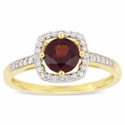 Top 10 🤩 Mimi & Max 1 CT TGW Garnet and 1/7 CT TW Diamond Halo Ring in 10k Yellow Gold for 👩 women ✨ -Mimi & Max Shop 355cafecc81d496e80e9191547538845 dc8bb39b 783f 4388 850a 8a253766e6ea 1080x