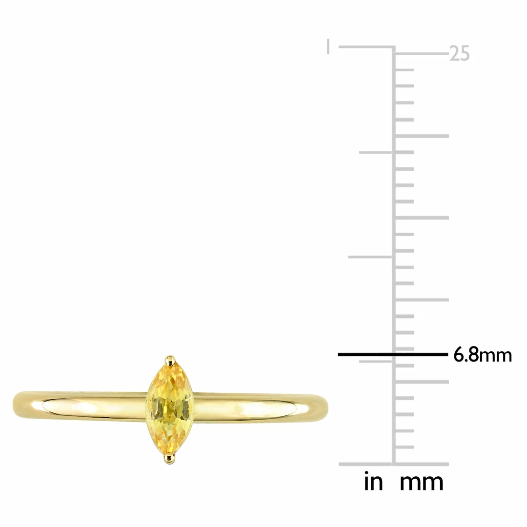 Top 10 ๐ Mimi & Max 1/3 CT TGW Marquise Yellow Sapphire Stackable Ring in 10k Yellow Gold for ๐ฉ women ๐ 4 Top 10 ๐ Mimi & Max 1/3 CT TGW Marquise Yellow Sapphire Stackable Ring in 10k Yellow Gold for ๐ฉ women ๐ - Image 2