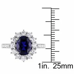 Brand new ๐ Mimi & Max 4 CT TGW Created Blue and White Sapphire and 0.05 CT TW Diamond Halo Ring in Sterling Silver for ๐ฉ women ๐คฉ 8 Brand new ๐ Mimi & Max 4 CT TGW Created Blue and White Sapphire and 0.05 CT TW Diamond Halo Ring in Sterling Silver for ๐ฉ women ๐คฉ -Mimi & Max Shop 4223fc1f9232402bb5c8978beee63099 1080x
