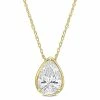 Promo 🛒 Mimi & Max 2 CT DEW Created Moissanite Teardrop Pendant with Chain in 10k Yellow Gold for 👩 women 🛒 -Mimi & Max Shop 4517bdbce3e041888066376184c6b9e9 1080x