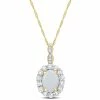 Brand new ⭐ Mimi & Max 1 1/2 CT TGW Oval Shape Opal and White Topaz and Diamond Accent Halo Pendant with Chain in 14K Yellow Gold for 👩 women 🌟 -Mimi & Max Shop 4839d7f87f794202a1dc81457804f7b3 4cc7cec6 f428 4dfd 8fab 4e80f46c4d44 1080x
