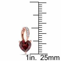 Discount 🤩 Mimi & Max Heart Shaped Garnet Earrings with Diamonds in 10k Rose Gold for 👩 women 🛒 -Mimi & Max Shop 4cf972026d24467c9a69ac97c9521a7c 88a1ced3 fc45 429e acab 87a4d7675624 1080x
