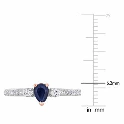 Best Sale 😀 Mimi & Max 1/2 CT TGW Pear Shape Sapphire and 1/4 CT TW Diamond 3-stone Ring in 2-tone 14K White & Rose Gold for 👩 women 🔥 8 Best Sale 😀 Mimi & Max 1/2 CT TGW Pear Shape Sapphire and 1/4 CT TW Diamond 3-stone Ring in 2-tone 14K White & Rose Gold for 👩 women 🔥 -Mimi & Max Shop 4df0d32ca27d4722ad1bd947e3f53539 1080x