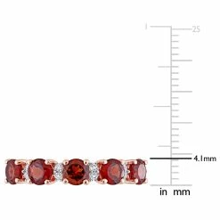 Discount 👏 Mimi & Max 1 3/5 CT TGW Garnet and White Topaz Semi Eternity Ring in Rose Plated Sterling Silver for 👩 women 🎁 -Mimi & Max Shop 4fdc2f8110a74388bee423dad868dcb7 66538c06 4cb6 4d8f a23a d70335b65d14 1080x