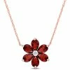 New 🎁 Mimi & Max 3 CT TGW Garnet and Diamond Accent Floral Pendant with Chain in 10k Rose Gold for 👩 women ❤️ 1 New 🎁 Mimi & Max 3 CT TGW Garnet and Diamond Accent Floral Pendant with Chain in 10k Rose Gold for 👩 women ❤️ -Mimi & Max Shop 50598efcb3a14179b316847e6d61f944 1080x