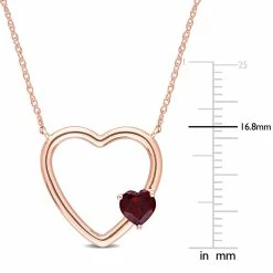 Top 10 ✔️ Mimi & Max 1/2 CT TGW Garnet Open Heart Pendant with Chain in 10k Rose Gold for 👩 women ✔️ -Mimi & Max Shop 5d091b7513c344e6b63c4de4ab5dd9a6 6d35bd83 915f 494e b59e d7dc4ba33beb 1080x
