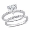 Flash Sale 👍 Mimi & Max 3 CT TGW Heart Cut Created White Sapphire Engagement Ring and Matching Eternity Ring 2pc Set in 10K White Gold for 👩 women 🛒 -Mimi & Max Shop 619b6289911449f88d355de87ef70ba0 38d5fad4 61f1 4b13 b23a d7364b82472a 1080x