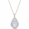 Promo 🤩 Mimi & Max 3 1/4 CT TGW Blue Ethiopian Opal and White Topaz Halo Pendant with Chain in Rose Plated Sterling Silver for 👩 women 👍 -Mimi & Max Shop 61f43e093c6a44328e05d59deb14a141 f6165d26 8b84 43c1 8e14 c36f984f20d1 1080x