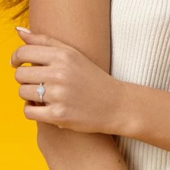 Coupon ⌛ Mimi & Max 3/4 CT TGW Oval Shape Blue Ethiopian Opal and Diamond Accent Ring in 10K Rose Gold for 👩 women 😍 -Mimi & Max Shop 63cc91ecb9134225b1a5ddc74fc502e9 f34da131 0c8e 4ee8 9771 399c9071268f 1080x