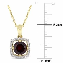 Promo ๐ Mimi & Max 1 CT TGW Garnet and 1/10 CT TW Diamond Halo Square Drop Pendant with Chain in 10k Yellow Gold for ๐ฉ women ๐งจ 9 Promo ๐ Mimi & Max 1 CT TGW Garnet and 1/10 CT TW Diamond Halo Square Drop Pendant with Chain in 10k Yellow Gold for ๐ฉ women ๐งจ -Mimi & Max Shop 666253a2d182471c8c244bae17bebd66 d901470c 9e5b 4d69 afec 13a94ca9a48e 1080x