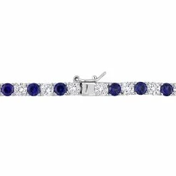 Top 10 🥰 Mimi & Max 47 1/4 CT TGW Created Blue and White Sapphire Tennis Bracelet and Necklace Set in Sterling Silver for 👩 women ⌛ -Mimi & Max Shop 6d0758a40a434d6daaf41dc1e69076eb 1080x
