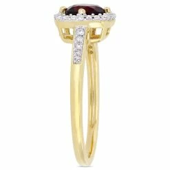 Top 10 🤩 Mimi & Max 1 CT TGW Garnet and 1/7 CT TW Diamond Halo Ring in 10k Yellow Gold for 👩 women ✨ -Mimi & Max Shop 6f22546a7eaf49c39dff94bb8bac365e 9cef55e9 d912 4523 9408 78b5596ca342 1080x