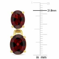 Best deal 🧨 Mimi & Max 10 1/5 CT TGW Oval-Cut Garnet Dangle Earrings in Yellow Plated Sterling Silver for 👩 women 💯 -Mimi & Max Shop 718dfeb96fc14f49943fd7ee0ebe475b 9a110fed 932a 4ad6 b714 32a7feb1986d 1080x