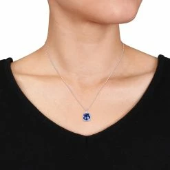 Buy ๐ Mimi & Max 1/10 CT TW Diamond and 5 3/4 CT TGW Created Blue Sapphire Square Pendant With Chain in Sterling Silver for ๐ฉ women ๐ 7 Buy ๐ Mimi & Max 1/10 CT TW Diamond and 5 3/4 CT TGW Created Blue Sapphire Square Pendant With Chain in Sterling Silver for ๐ฉ women ๐ -Mimi & Max Shop 72623eb3cb3a4885b986aa41b9a368bd 1080x