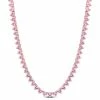 Outlet 😉 Mimi & Max 31 1/2 CT TGW Heart Created Pink Sapphire Tennis Necklace in Rose Plated Sterling Silver for 👩 women 🔔 -Mimi & Max Shop 78c0719346aa48188d9320611a0de6c4 e31a16df cc16 4871 bb10 b213123cd4ab 1080x