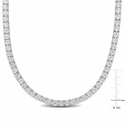 Best reviews of ❤️ Mimi & Max 33 CT TGW Created White Sapphire Tennis Necklace in Sterling Silver for 👩 women 🔔 -Mimi & Max Shop 793392c053c94684a59f634a07482266 40d4389a 3641 4cb0 bf4f 083877551b9a 1080x