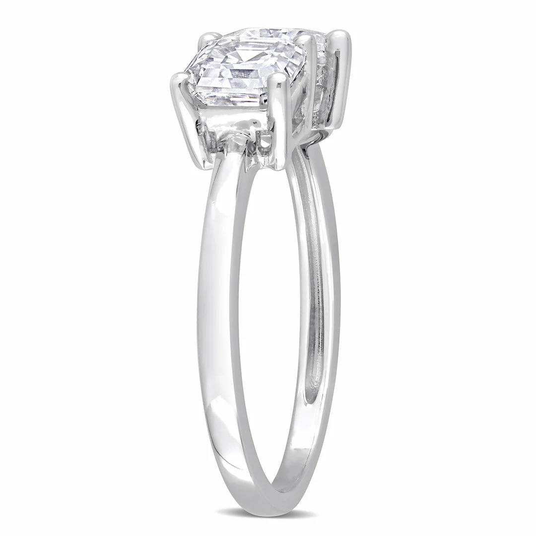 Flash Sale ๐ Mimi & Max 1 4/5 CT TGW Heart-Shape and Octagon Asscher-Cut Created Moissanite 2-Stone Ring in Sterling Silver for ๐ฉ women ๐ 4 Flash Sale ๐ Mimi & Max 1 4/5 CT TGW Heart-Shape and Octagon Asscher-Cut Created Moissanite 2-Stone Ring in Sterling Silver for ๐ฉ women ๐ - Image 2