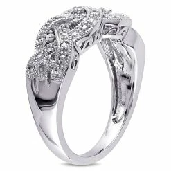 New 😀 Mimi & Max 1/8 CT TW Braided Diamond Ring in Sterling Silver for 👩 women ❤️ -Mimi & Max Shop 79cf59ab447647a29ab9c8c92c273578 f502082d 5a66 4324 8ab3 60e747d78f6e 1080x