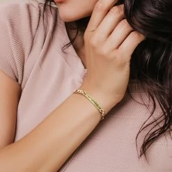 Promo ❤️ Mimi & Max 2 4/5 CT TGW Peridot Birthstone Link Bracelet in Yellow Plated Sterling Silver for 👩 women ❤️ -Mimi & Max Shop 7a9a709f408447ae8060853d1c4d8976 b3f13552 cffd 4494 a791 a571582f231e 1080x