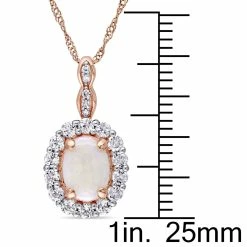 Hot Sale ✔️ Mimi & Max 1 1/2 CT TGW Oval Shape Opal, White Topaz and Diamond Accent Vintage Pendant With Chain in 14K Rose Gold for 👩 women 😉 9 Hot Sale ✔️ Mimi & Max 1 1/2 CT TGW Oval Shape Opal, White Topaz and Diamond Accent Vintage Pendant With Chain in 14K Rose Gold for 👩 women 😉 -Mimi & Max Shop 7e5bbcd3602f43d68f50d1e19d3e12f8 abc05cb2 0959 4c86 bcaa f8bd43bd86eb 1080x
