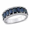Cheapest ⭐ Mimi & Max 3 1/7 CT TGW Sapphire and 1/3 CT TW Diamond Semi Eternity Ring in 14K White Gold for 👩 women 🤩 -Mimi & Max Shop 8000019d3d8a4c9fb8d5cb36f3caa769 1080x