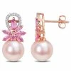 Promo 🥰 Mimi & Max 9-9.5 MM Pink Cultured Freshwater Pearl and Pink Sapphire and 1/8 CT TW Diamond Flower Drop Earrings in 14k Rose Gold for 👩 women 🛒 -Mimi & Max Shop 88276fcff6e343cba2b86bc73af0c129 a5388291 ebe7 422b a487 2b55dbd6bc5c 1080x