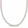 Cheap 👏 Mimi & Max 33 CT TGW Created White Sapphire Tennis Necklace in Rose Plated Sterling Silver for 👩 women 🔔 -Mimi & Max Shop 88307ceaa66549708032073a1f924e23 7a15fd68 60eb 4fdd 808f d3a64e0f46d2 1080x