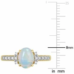 Cheapest 😉 Mimi & Max 3/4 CT TGW Oval Shape Blue Ethiopian Opal and Diamond Accent Ring in 10K Yellow Gold for 👩 women 🤩 -Mimi & Max Shop 8a83619205314bba991e42adff2fc410 f8ad9bb6 01d2 40b4 af48 b06a1987e0e6 1080x