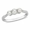 Cheap 💯 Mimi & Max Cultured Freshwater Pearl and Diamond Accent 3-Stone Ring in 14k White Gold for 👩 women 🎉 -Mimi & Max Shop 938dbd28a78e4ec293b09e741b59a4c8 1080x