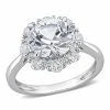 Brand new ⌛ Mimi & Max 4 1/3 CT TGW Created White Sapphire Halo Engagement Ring in 10k White Gold for 👩 women 👏 -Mimi & Max Shop 95dc6488d0b8453ea2c8ec5725372c8c 1080x