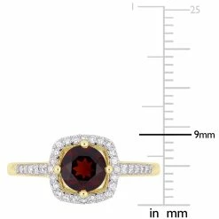 Top 10 🤩 Mimi & Max 1 CT TGW Garnet and 1/7 CT TW Diamond Halo Ring in 10k Yellow Gold for 👩 women ✨ -Mimi & Max Shop 98b5519a10444da799ae018a962e91ed 32576d49 126a 4ba7 8080 084689fd9eaf 1080x