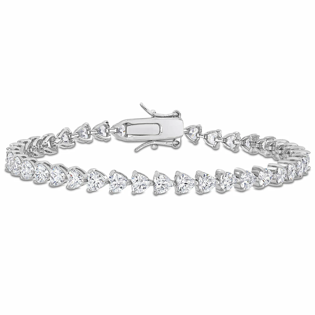 Coupon 🤩 Mimi & Max 10 CT TGW Created White Sapphire Tennis Bracelet in Sterling Silver for 👩 women ✨ 3 Coupon 🤩 Mimi & Max 10 CT TGW Created White Sapphire Tennis Bracelet in Sterling Silver for 👩 women ✨