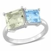 Wholesale 🥰 Mimi & Max 3 3/4 CT TGW Square Green Quartz and Sky Blue Topaz Ring in Sterling Silver for 👩 women 👏 -Mimi & Max Shop a17f0ee58988415da0f444df999edaf2 a82287cc 442c 4fbf 86fa 0df6a642b447 1080x