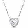 Budget 😉 Mimi & Max 2 CT TGW Created Moissanite Halo Heart Pendant with Chain in Sterling Silver for 👩 women 👍 -Mimi & Max Shop a2161709fcc748e09976fc9f5456979e 1080x