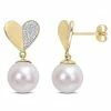 Brand new 🎁 Mimi & Max 8.5-9 MM Cultured Freshwater Pearl and 1/6 CT TW Diamond Heart Drop Earrings in 14k Yellow Gold for 👩 women ❤️ -Mimi & Max Shop a3a3ee29349a4b3d849654c962bbca28 9f76bf6e 6f2c 4680 b9be a8bb69f17f12 1080x