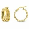 Outlet 🔔 Mimi & Max 19 MM Triple Row Textured Hoop Earrings in 14K Yellow Gold for 👩 women 👍 -Mimi & Max Shop a4b9b9a7534b46ccbf1e152ea95c43b5 040567e1 f1ae 4a38 8929 aa767382ba90 1080x